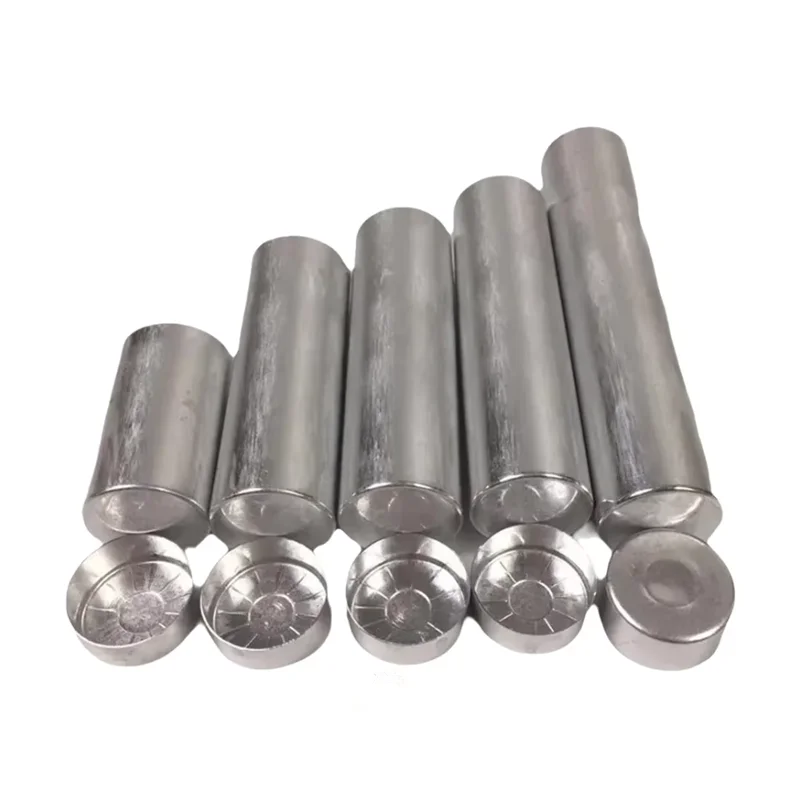 100pcs Dental Empty Tube Aluminum Cartridges With Cover Diameter Flexible Acrylic Dental Materials Product