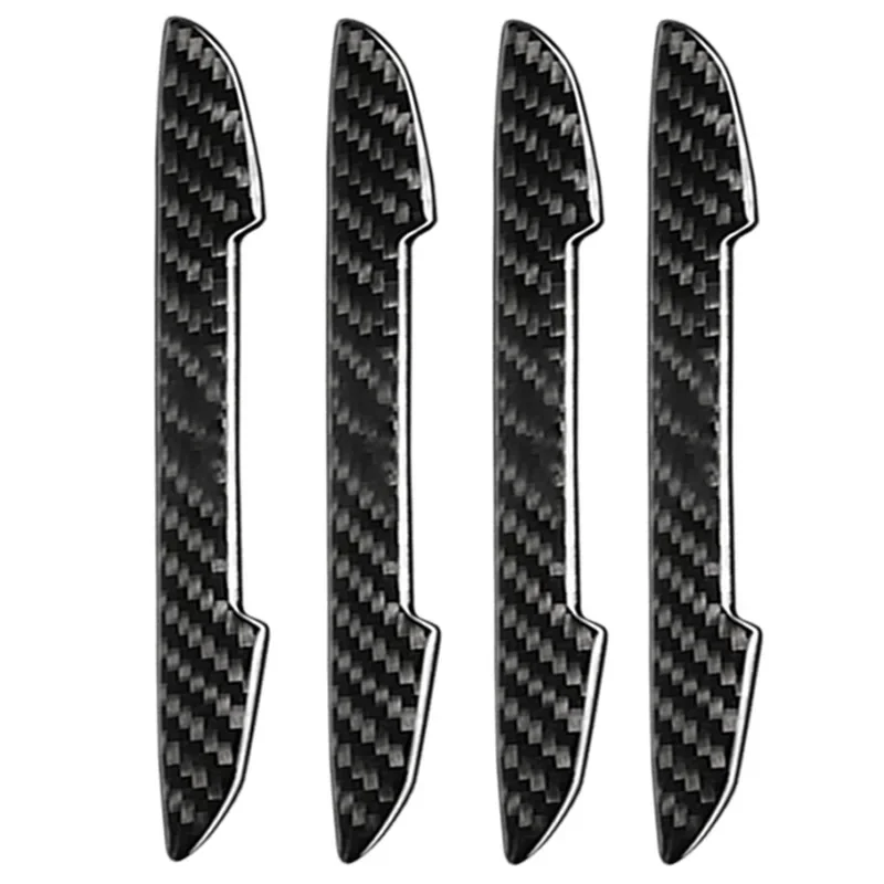 4/8 stücke Auto Tür Schutz Aufkleber Streifen Carbon Look Anti-Kollision Schutz Auto Tür Rand Kratzfeste Aufkleber