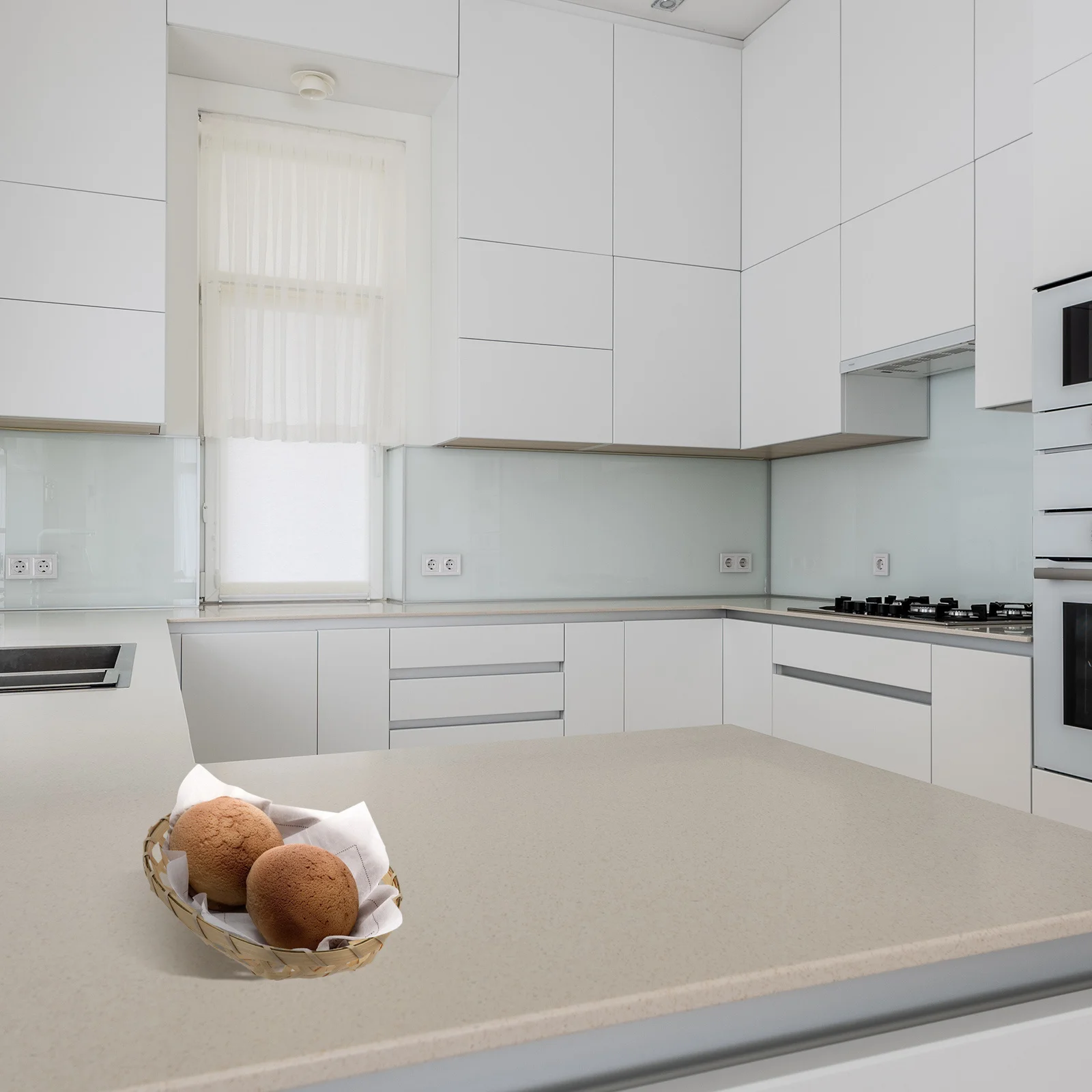 

3pcs Bamboo Weaving Basket Kitchen Storage Vegetable Fruit Washing Organizer Handmade Multi- Container