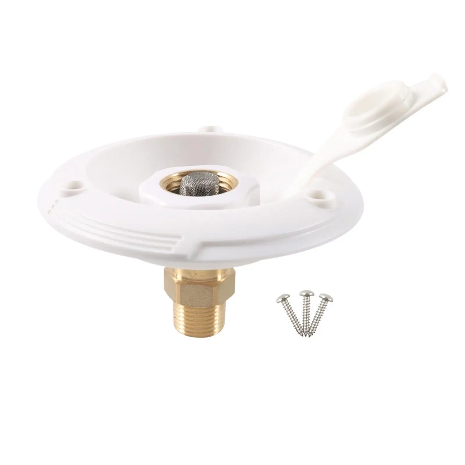 RV Water Fill Inlet Threaded City Water Inlet Round for RV Owner Builders