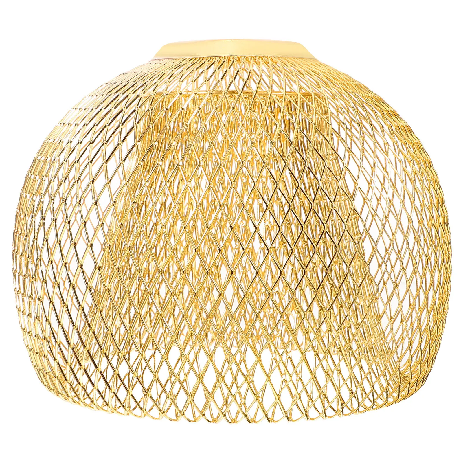 Metal Lamp Shade Retro Iron Wire Hanging Light Cover For Home Bar Restaurant Decor Ceiling Lighting Replacement