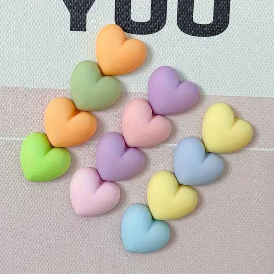 1/5/10/20/50/100pcs Heart-Shaped Refrigerator Magnets, Geometric Love Magnet Set, Cute Decorative Magnets for Home Kitchen Offic