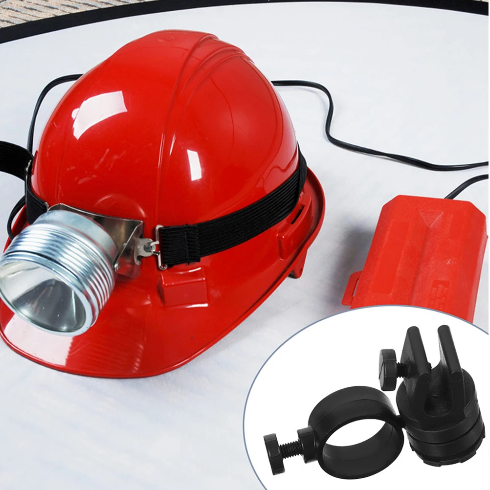 

2Pcs Safety Light Bracket Clips for Hard Hat LED Flashlight Mount Holder Fastening ABS Material