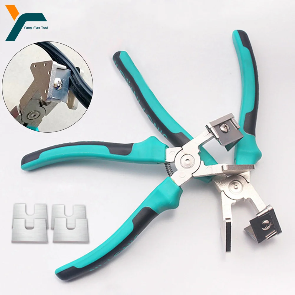 V-shaped Rubber Strip Scissors 90 ° Alicate Faixa de Vedação Ângulo Direito de Borracha Plástico Shears Porta e Janela Instalação Ferramenta Mão