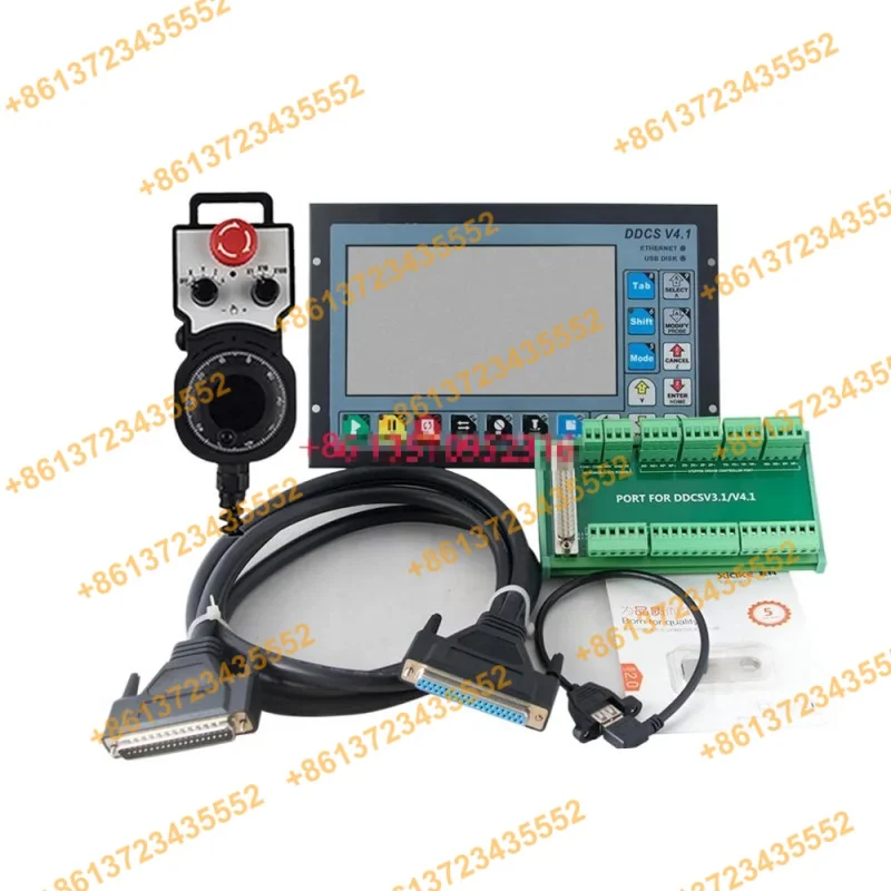 

New DDCSV4.1 3/4 axis G-code NC offline controller is used for engraving milling machine with emergency stop MPG handwheel