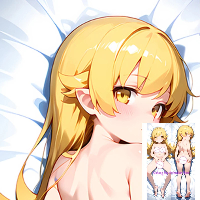 

Dakimakura Anime Oshino Shinobu 2 Side Printed Hugging Pillowcase Cushion Bedding Decor Pillow Cover
