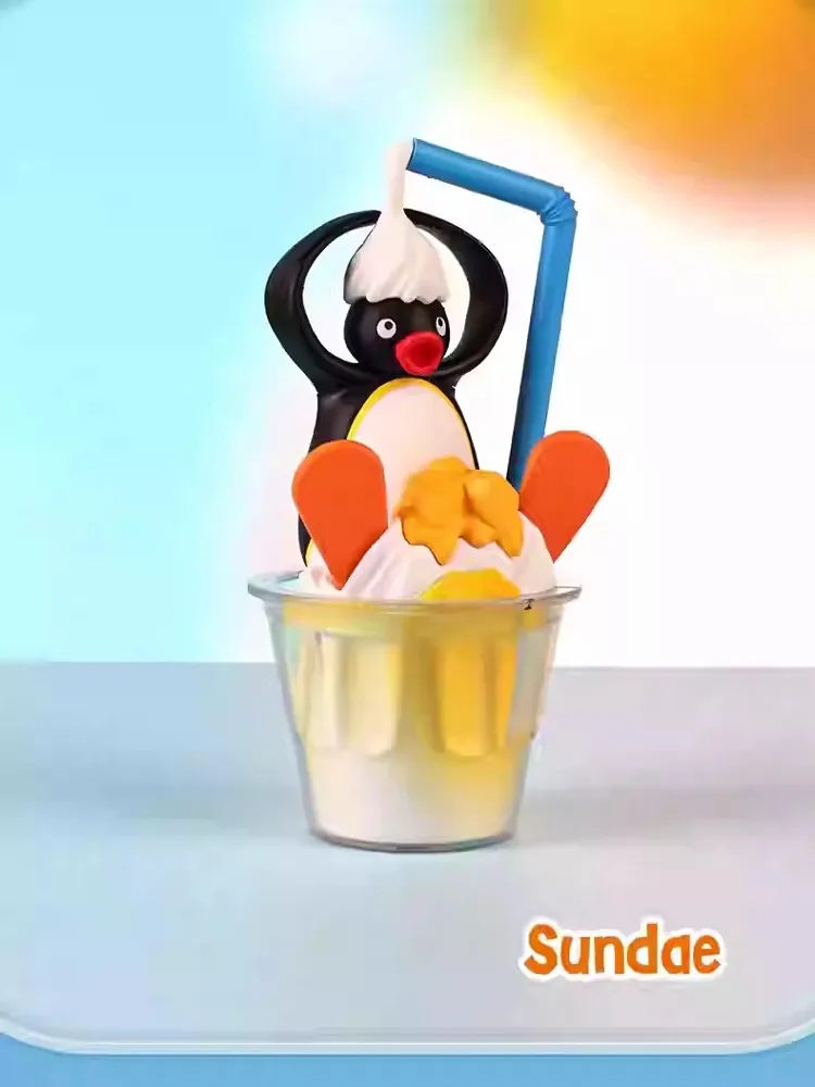 الأصلي X11 Pingu Gluttonous Goslings سلسلة صندوق أعمى صندوق غامض أنيمي الشكل البيض العمياء ديكور مجموعة عصرية هدايا مخصصة