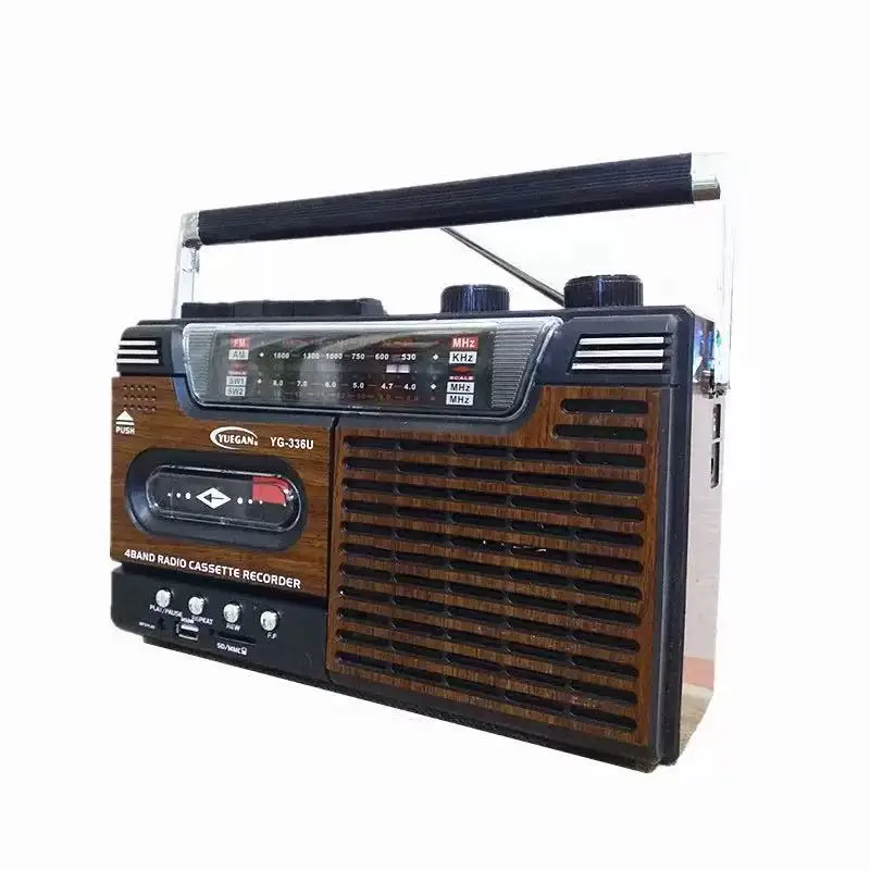 New antique high-power four-band recorder, tape player, tape recorder, radio USB SD card