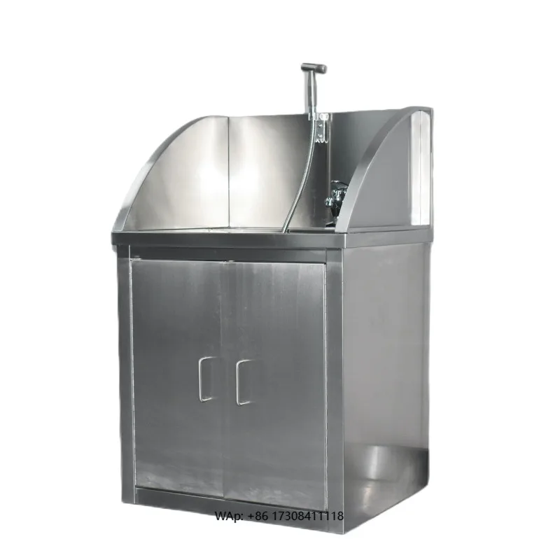 Equipment 304 Stainless Steel Mop Sink with Faucet and Side Splash