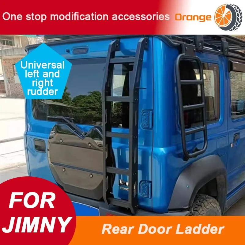 Aluminum Tailgate Climbing Ladder for SUZUKI Jimny JB64/JB74 2019 2020 2021 2022 2023 2024 2025 4x4 Off-Road Accessories