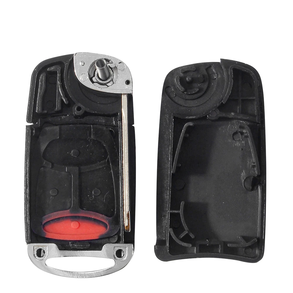 KEYYOU 3+1Buttons Car Key Case Car Cover Fob For Chrysler 300 300C Pacifica Stratus For Dodge For Jeep Cherokee Grand