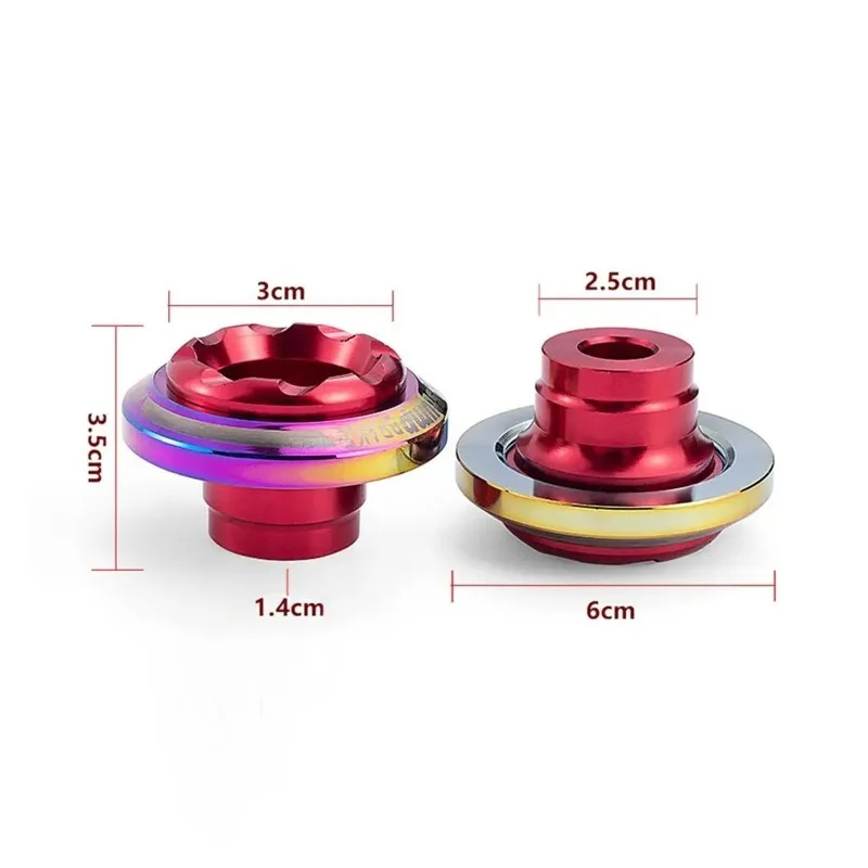For Both Motorcycles Electric Bikes Electric Bike Scooter Mods Titanium Anti-crash Cup Front Shock  Fork Parts Two-tone Titanium