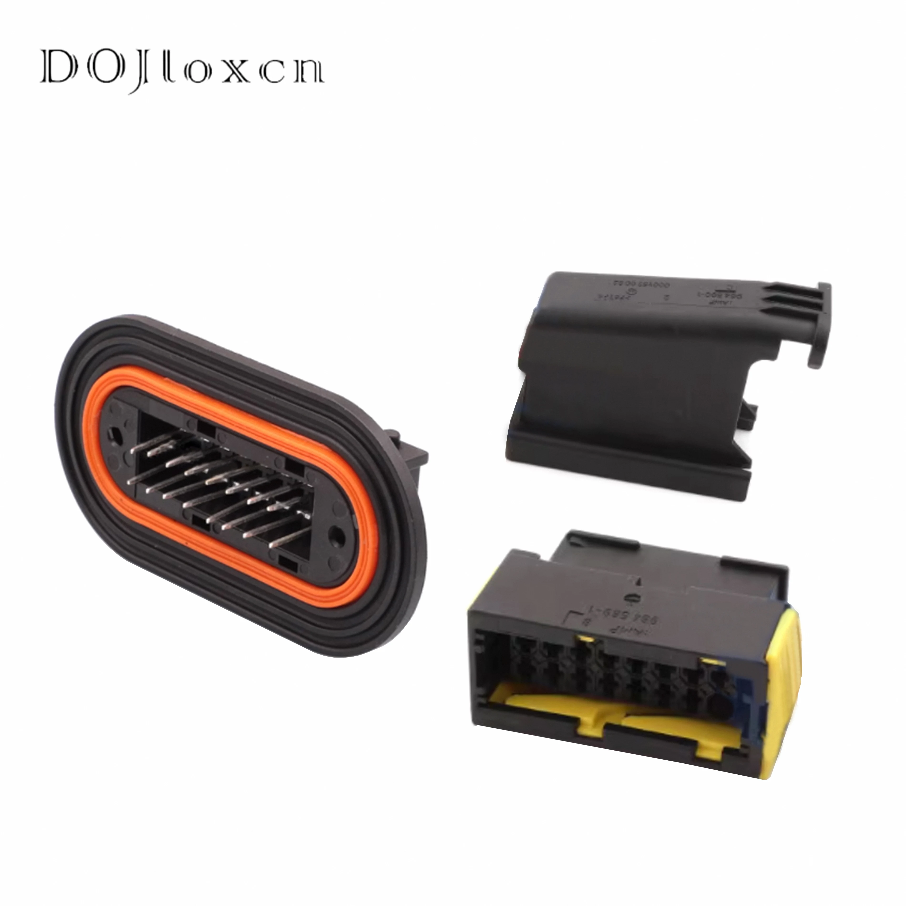 

1/5/10/20 Sets 15 16 Pin Automobile Waterproof Connector 1-963215-1 2-968814-2 964589-1 Needle socket Plug For Mercedes Truck