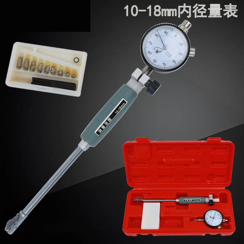10-18mm Inner Diameter Dial Indicator Set Cylinder Bore Gauge Measuring Tool for CNC Lathe Metalworking
