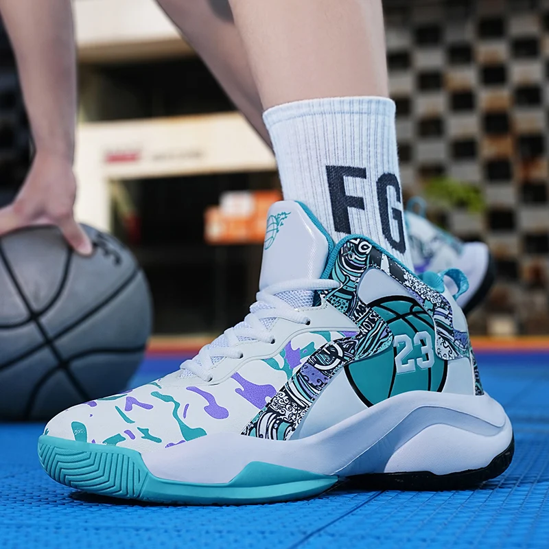 

2026 Spring & Summer Basketball Shoes - Unisex Youth Version, Breathable, Non-Slip Wear-Resistant Training Sneakers