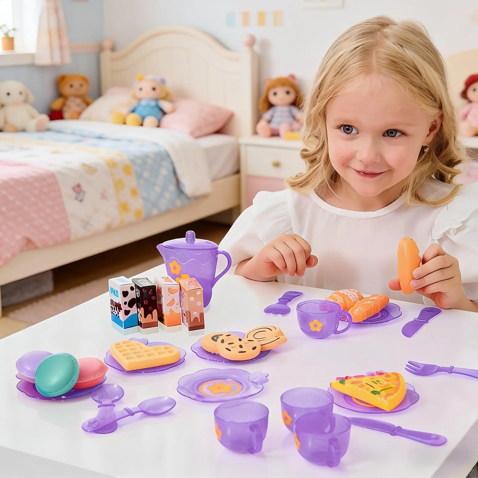 Juguete de cocina para niña, juego de simulación realista, juego de cocina divertido para niños y niñas, cumpleaños, Navidad, Año Nuevo, Pascua, hogar