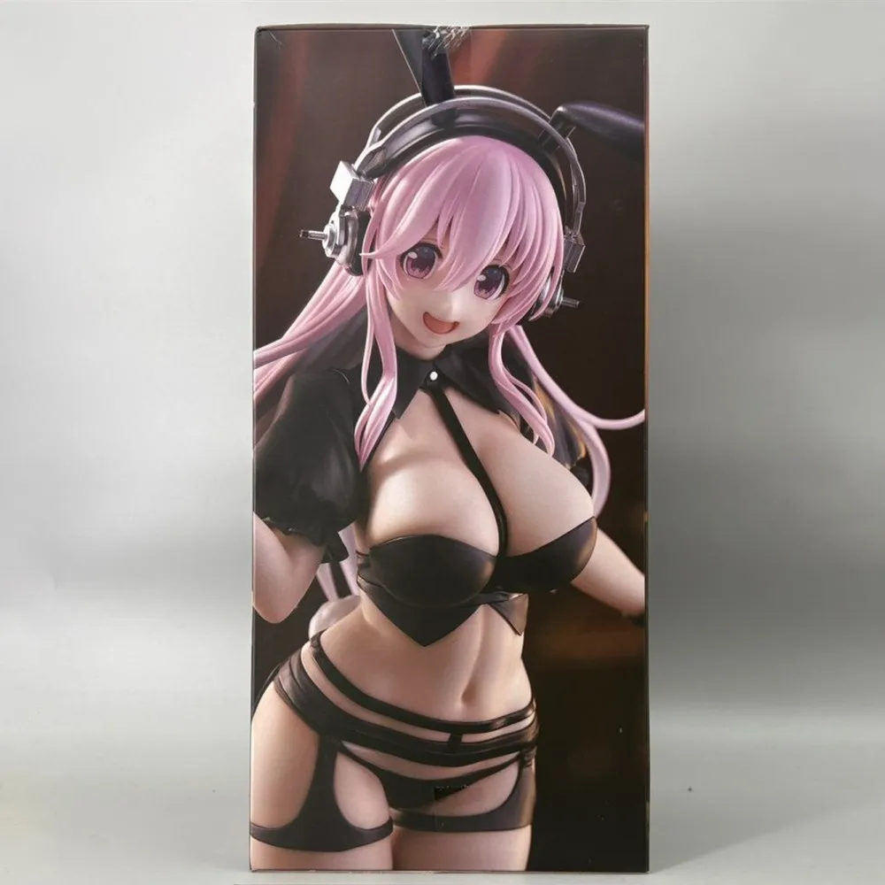 Original FuRyu BiCute Super Sonico Anime Bunnies Reverse Bunny Figure PVC Action Figurine Model Toys view 5