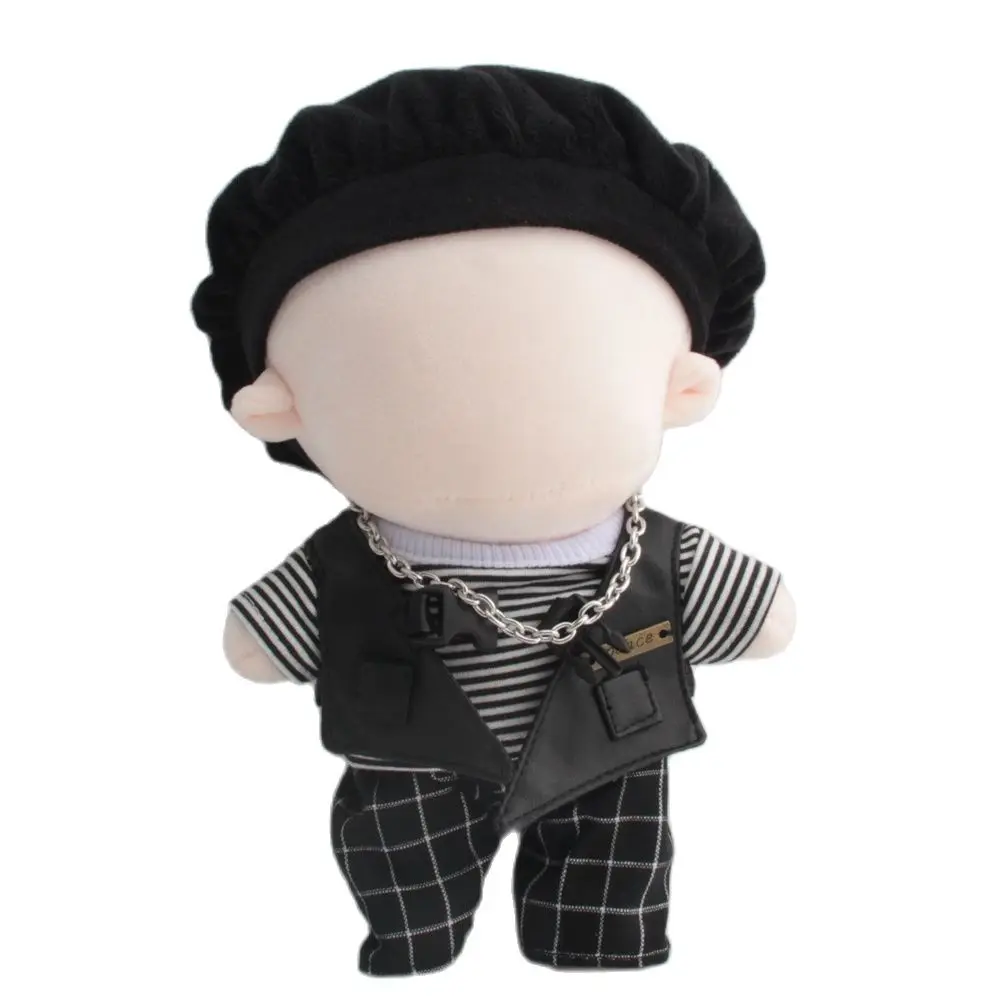 Fashion Doll Clothes for 20cm Idol Dolls Accessories Plush Doll\'s Clothing Sweater Vest Stuffed Toy Dolls Outfit for Korea Dolls