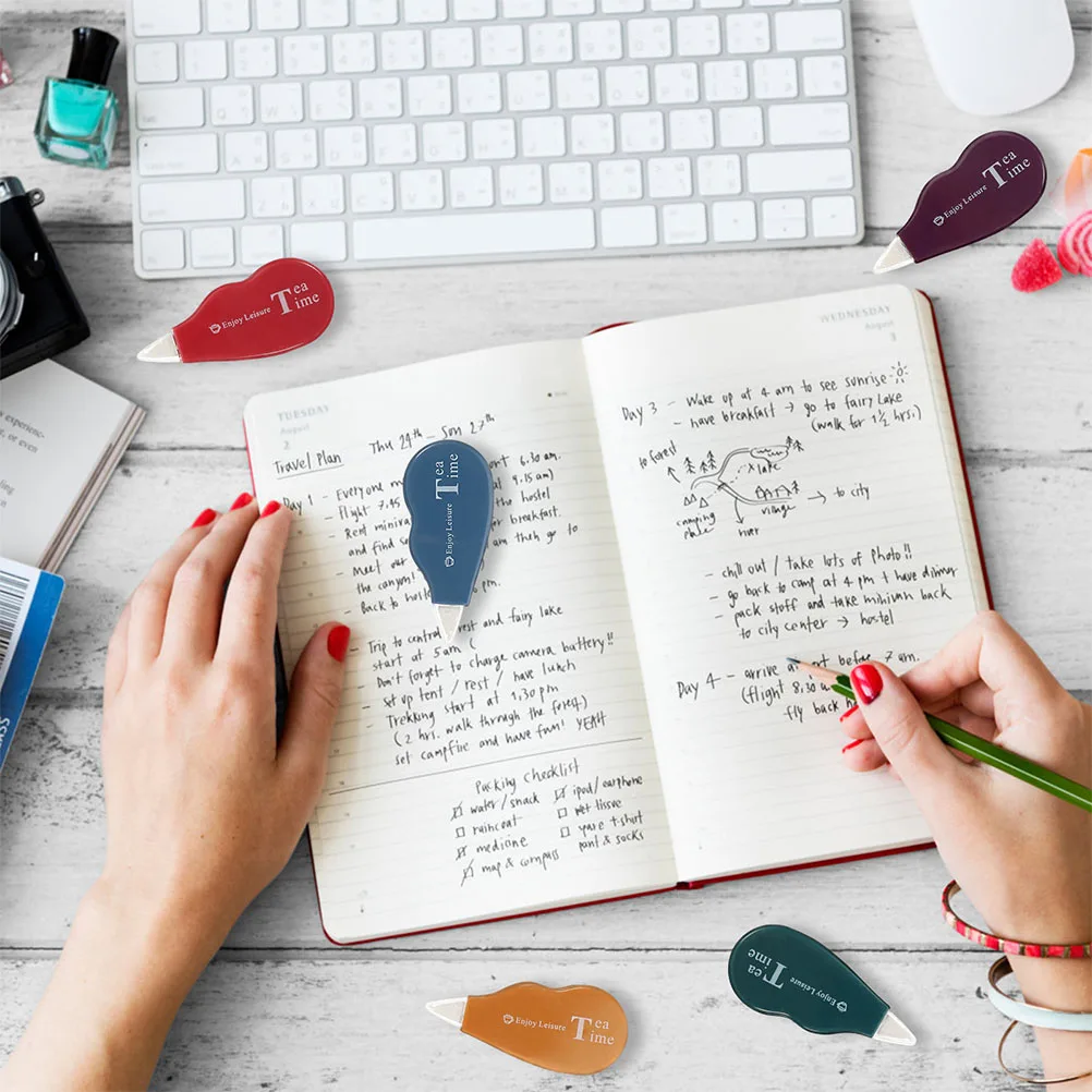 

12pcs Correction Tape Stationery Large Capacity Erasable Writing Tools Practical Mini Classroom Portable Student