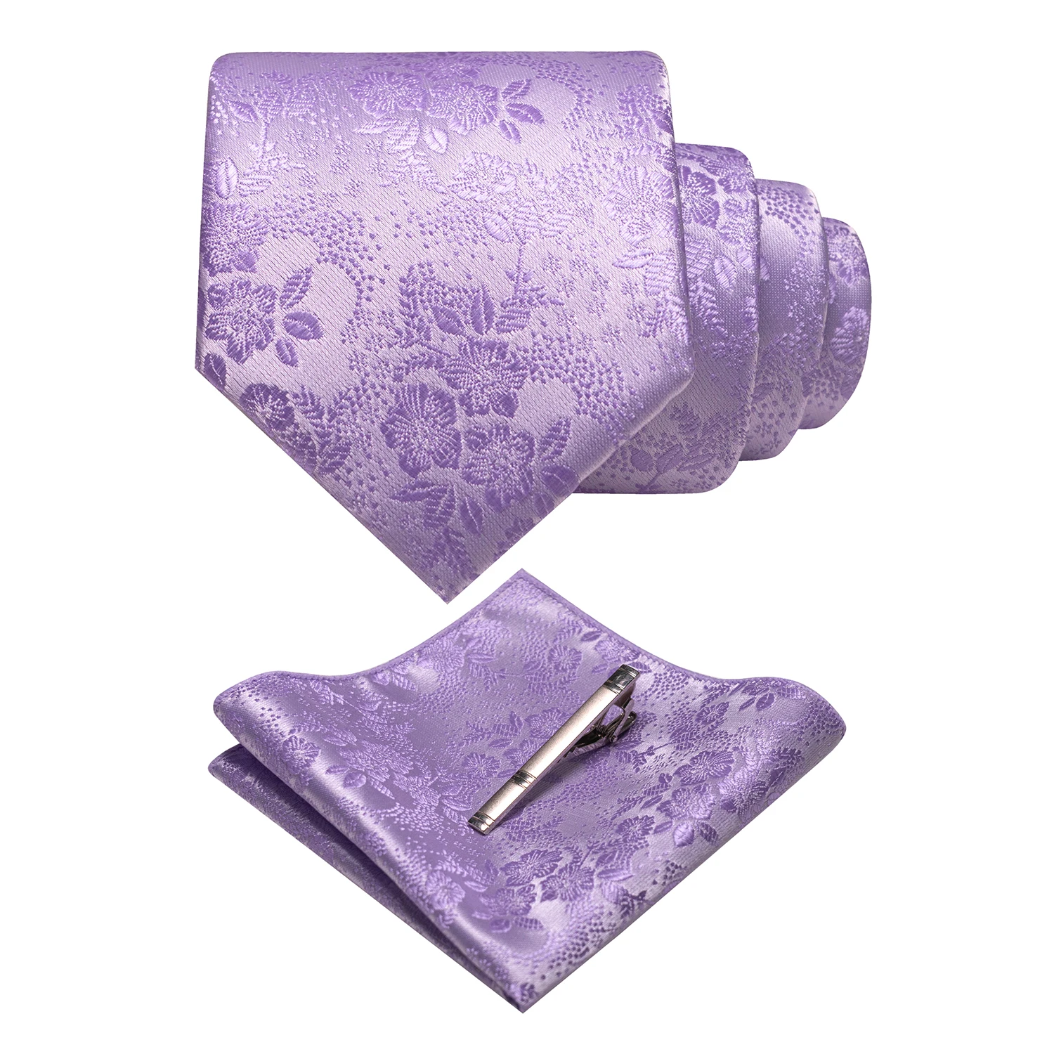 JEMYGINS Floral Seide Männer Krawatte Einstecktuch Krawatte Clip Sets Hochzeit Party Krawatte Männer Zubehör Hohe Qualität Gravata – Detail 39