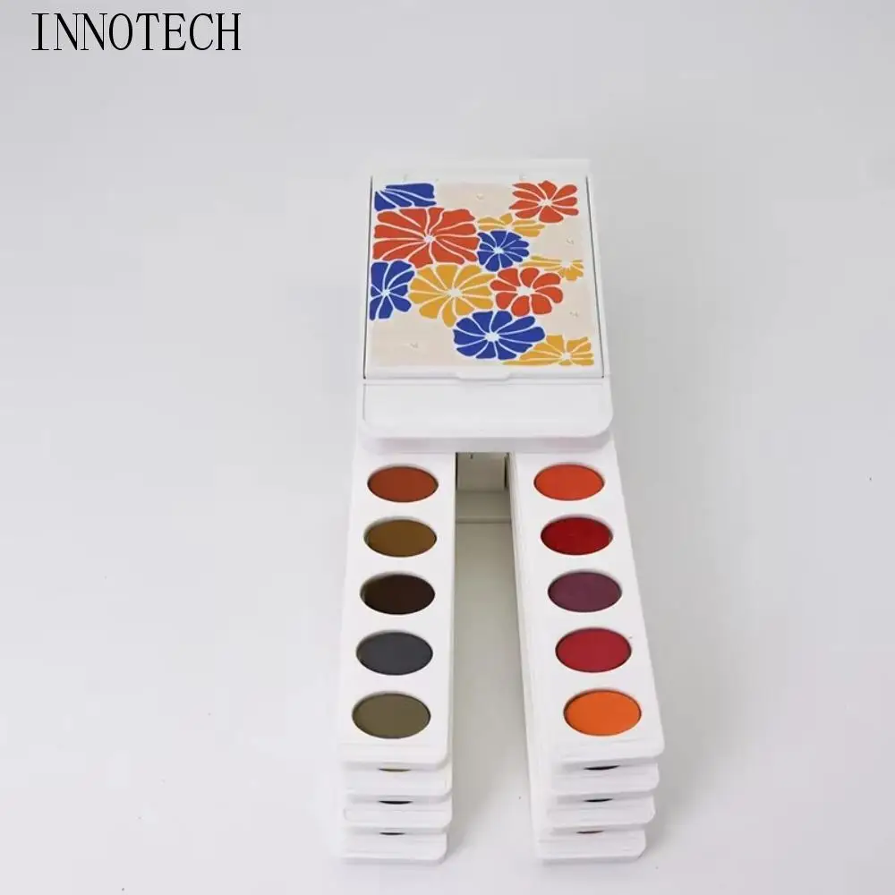 

Creative Plastic Watercolor Paint Box Portable Washable Multi-color Paint Box Eco-friendly Expandable Oil Painting Box Home Use