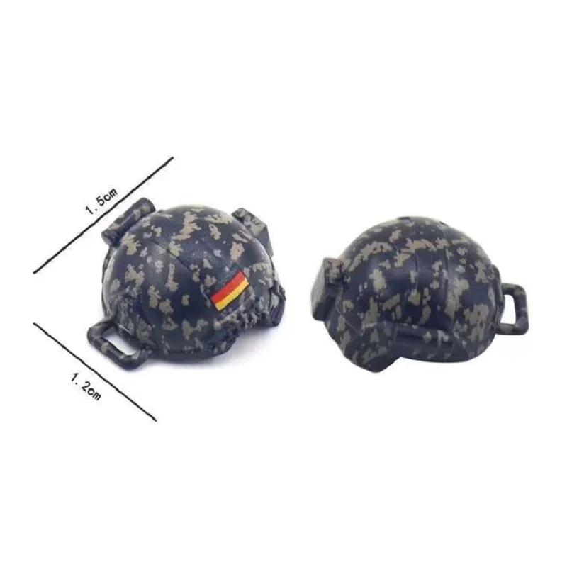 Figurines militaires américaines et allemandes, accessoires MOC, blocs de construction, casque de Camouflage Alpha SWAT, gilet, sac à dos, équipement, jouet en briques ﻿