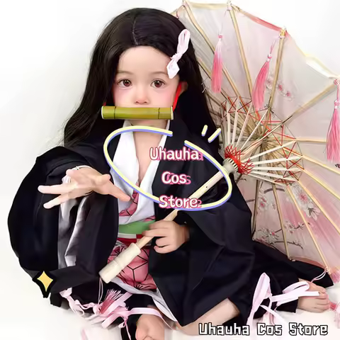 Anime Kochou Shinobu Tanjirou Nezuko Cosplay Demon Costume{Uhauha Cos}Halloween Disguise Adult Kid Kimono UniformMasquerade Suit