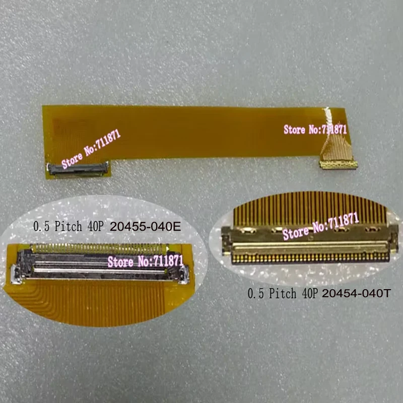 

40P 10,1 14,0 14,1 15,6-дюймовый удлинитель светодиодного ЖК-экрана 40-контактный разъем удлинительного кабеля светодиодного ЖК-экрана «папа-мама»