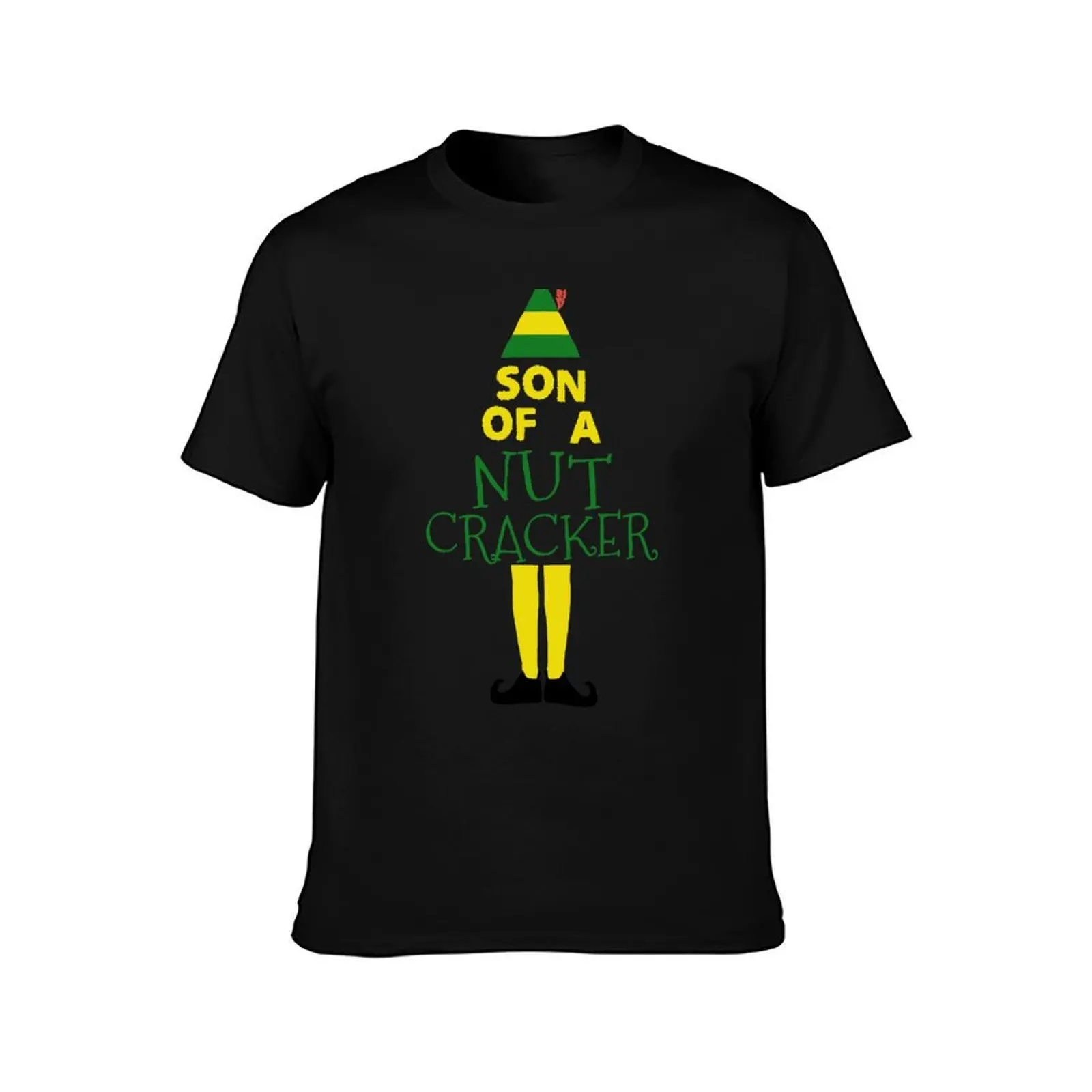 Son of a nutcracker! T-Shirt, Summer Casual Cotton Tee, Oversized Streetwear Tops, Vintage Graphic Print, Loose Fit Short Sleeve