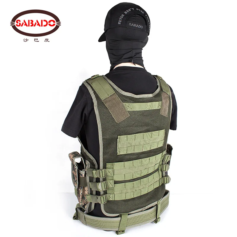 High-Performance Tactical Vest with Removable Pouches and Holster, Perfect for Field Missions and Outdoor Activities