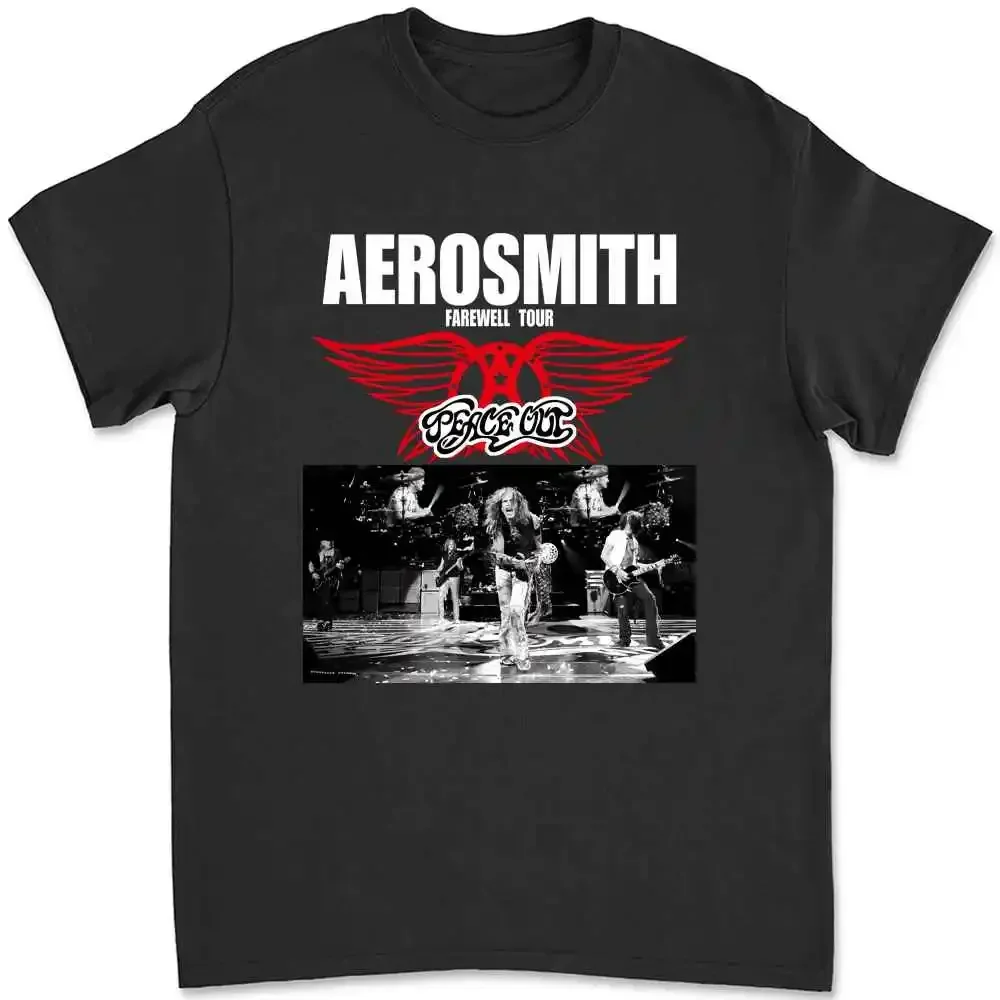 Aerosmith 2023 2024 Peace Out Farewell Tour Band T Shirt For Y910