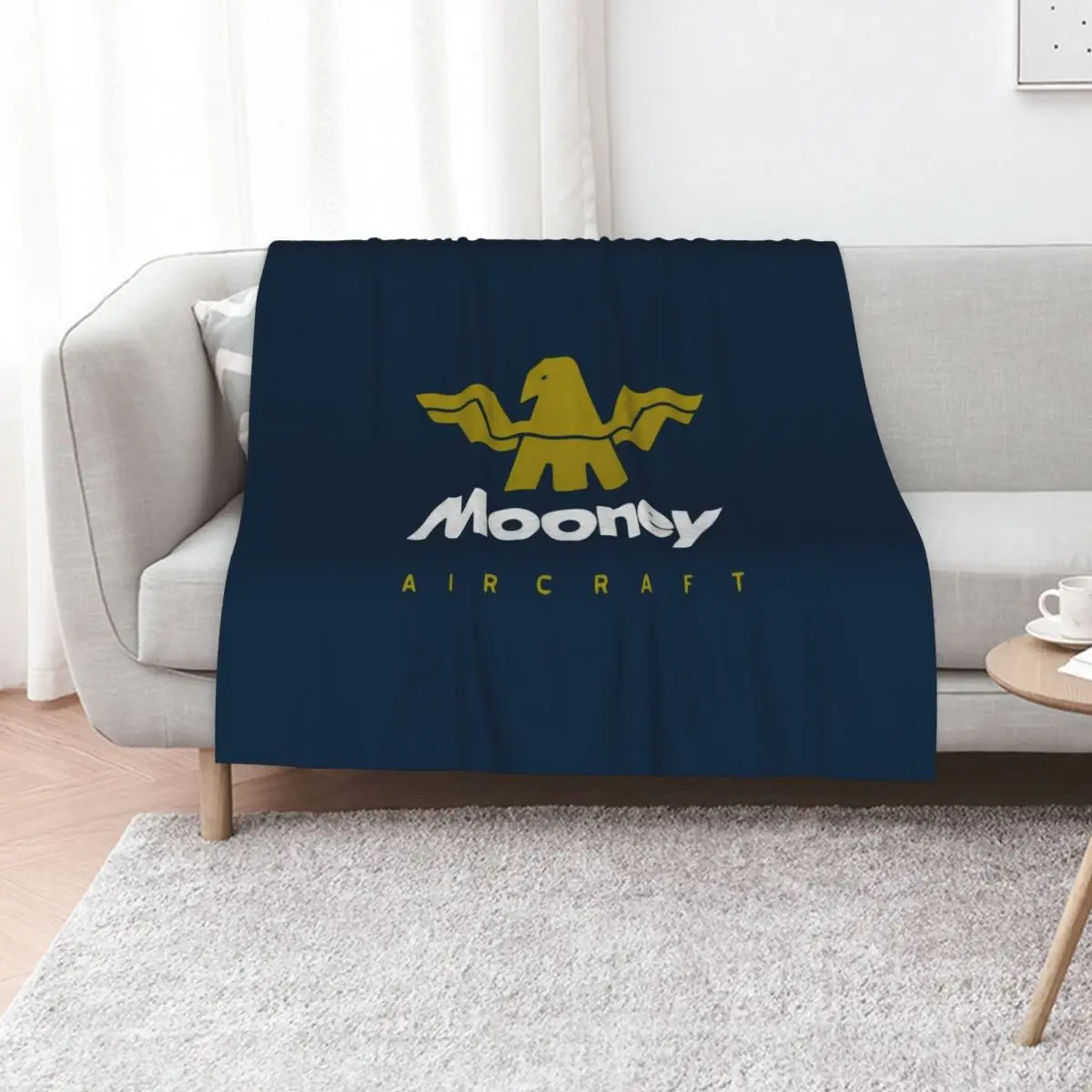 mooney aircraft Throw Blanket christmas gifts Luxury Designer Thermals For Travel Luxury Brand Thin Picnic Blankets
