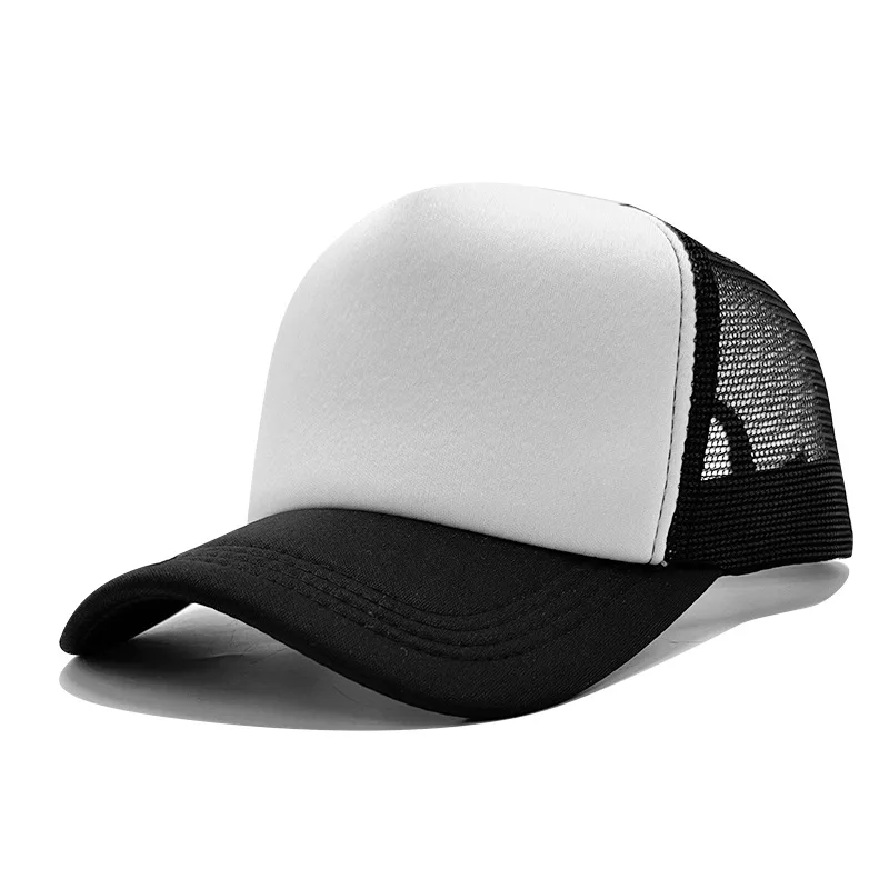 Customized Printed Logo Sponge Mesh Hat Men's Travel Sunshade Sunscreen Cap Woman's Fashionable And Versatile Duck Tongue Hats view 3