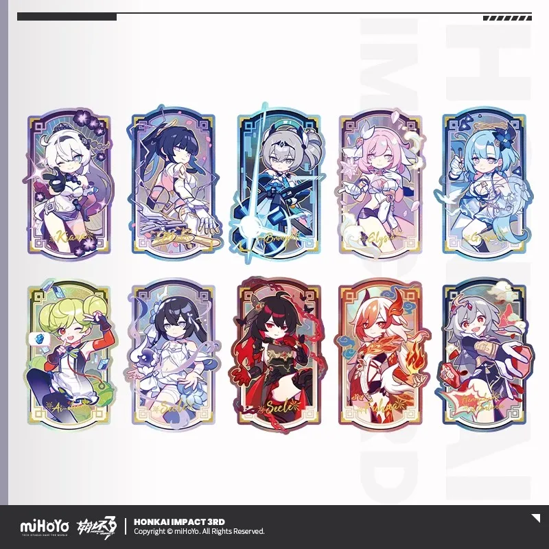 

Official miHoYo Honkai Impact 3rd A Fortunate Life Series Laser Ticket Collection Card Genuine Anime Game Peripherals