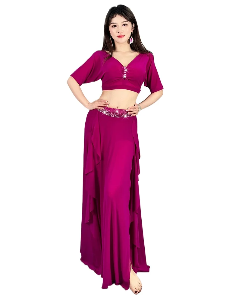 

Belly Dancing Skirt Suit New Hot Drilling Long Skirt High-level Performance Oriental Dancing Clothing 1285