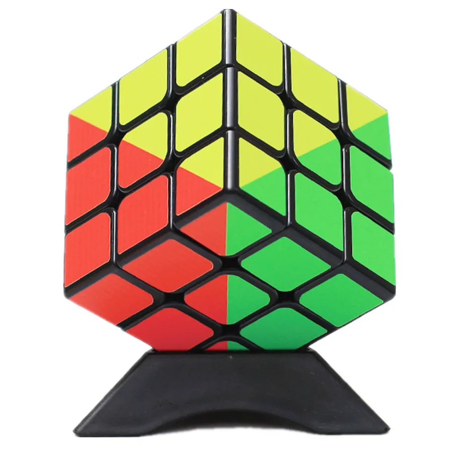 3x3 Regenbogen Würfel Vier Farben 3x3x3 Zauberwürfel Bildung Lernen Cubo Magico Spielzeug Für Kinder – Detail 2