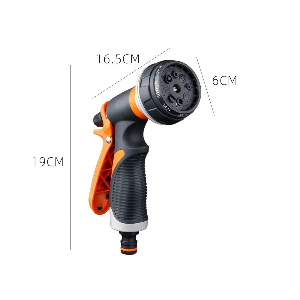 High Pressure Garden Watering Sprayer Gun Can Lid Design Multi‑Scene Use for Irrigation Car Washing Home Gardening