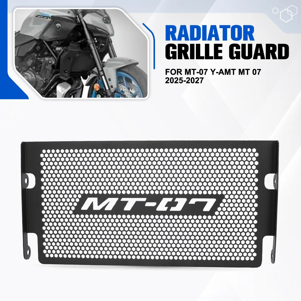 

For Yamaha MT-07 MT07 MT-07 Y-AMT MT 07 YAMT 2025 2026 2027 Motorcycle Radiator Grille Guard Cover Protector Grill Protection