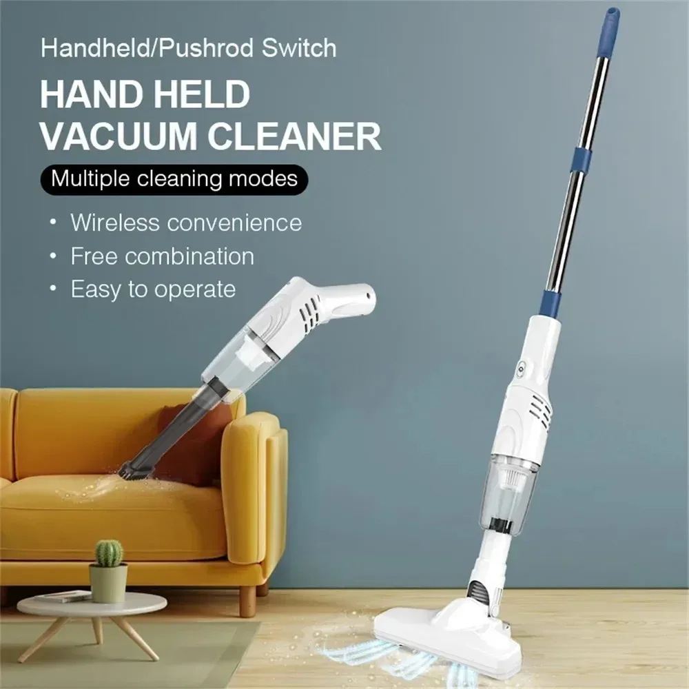 Wireless Vacuum Cleaner Portable Handheld High Power Strong Suction Dust Cleaning Machine Home & Car Dual Use