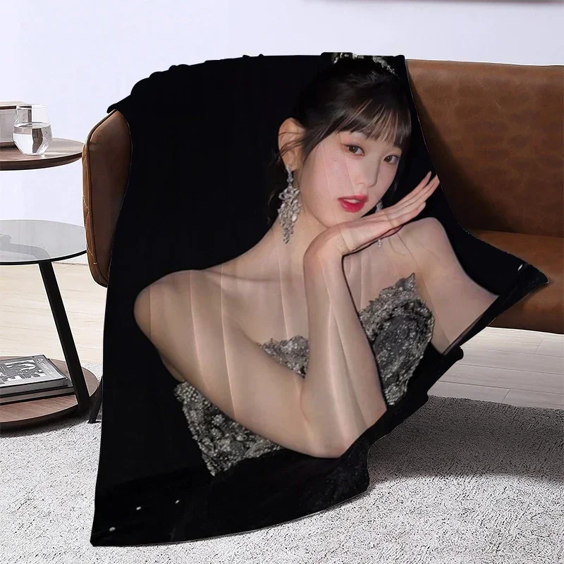 

Korean Singer Jang Won Young Baby Blanket Double Bed Comforter Thick Winter Furry Bedspread The Knee Sofa Warm Baby Home