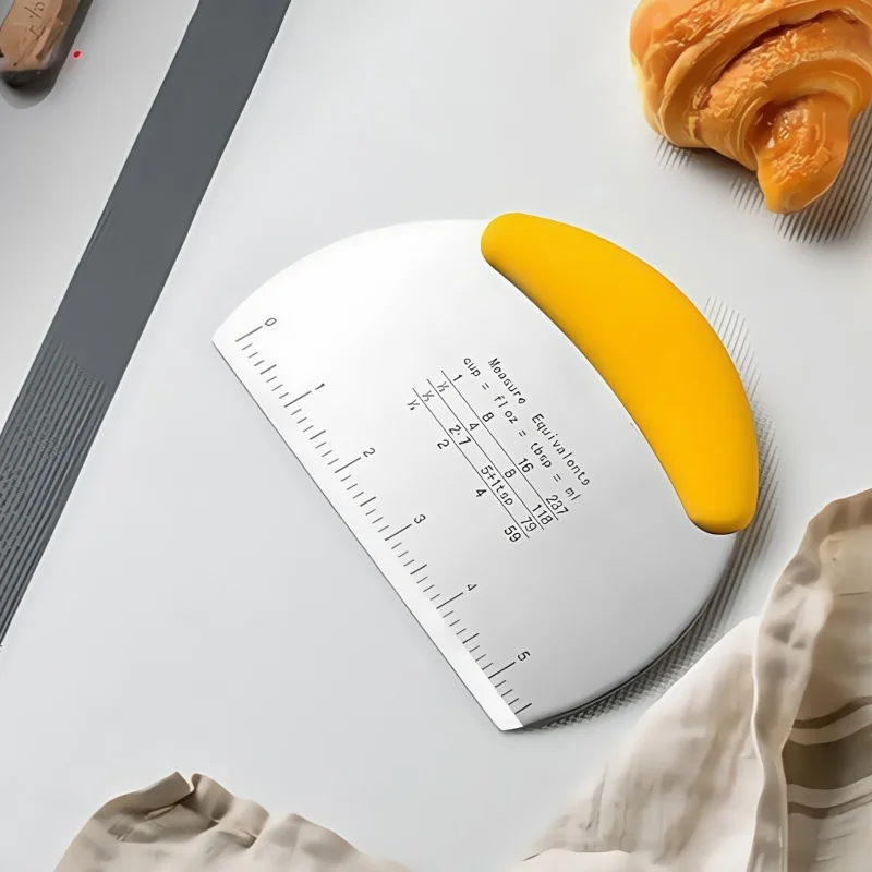 Edelstahl Kuchen Backen Schaber Mehl Cutter Teig Milch Zucker Schneiden Messer Creme Schaben Messer Küche Backen Werkzeuge