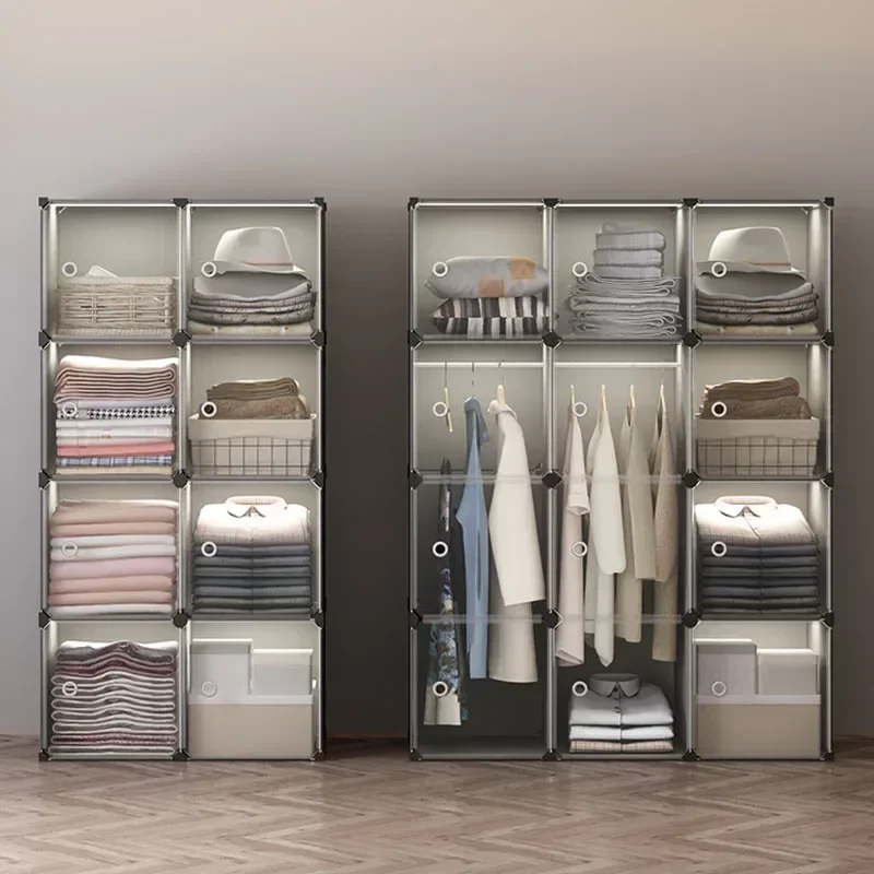 

-Простой шкаф, перегородки, система-органайзер, шкаф для хранения одежды, кубическая дверь, дешевая мебель для салона Guarda Roupa