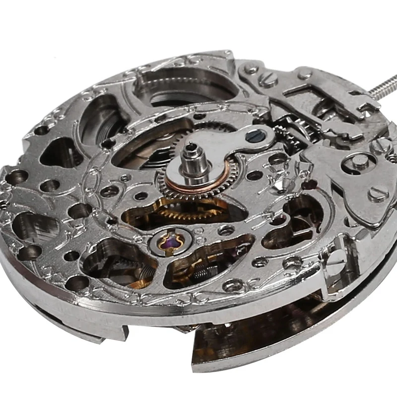 Automatic Mechanical Movement Hollow Out Three-Needle Movement Gold Machine For 8205 Movement Watch Accessories