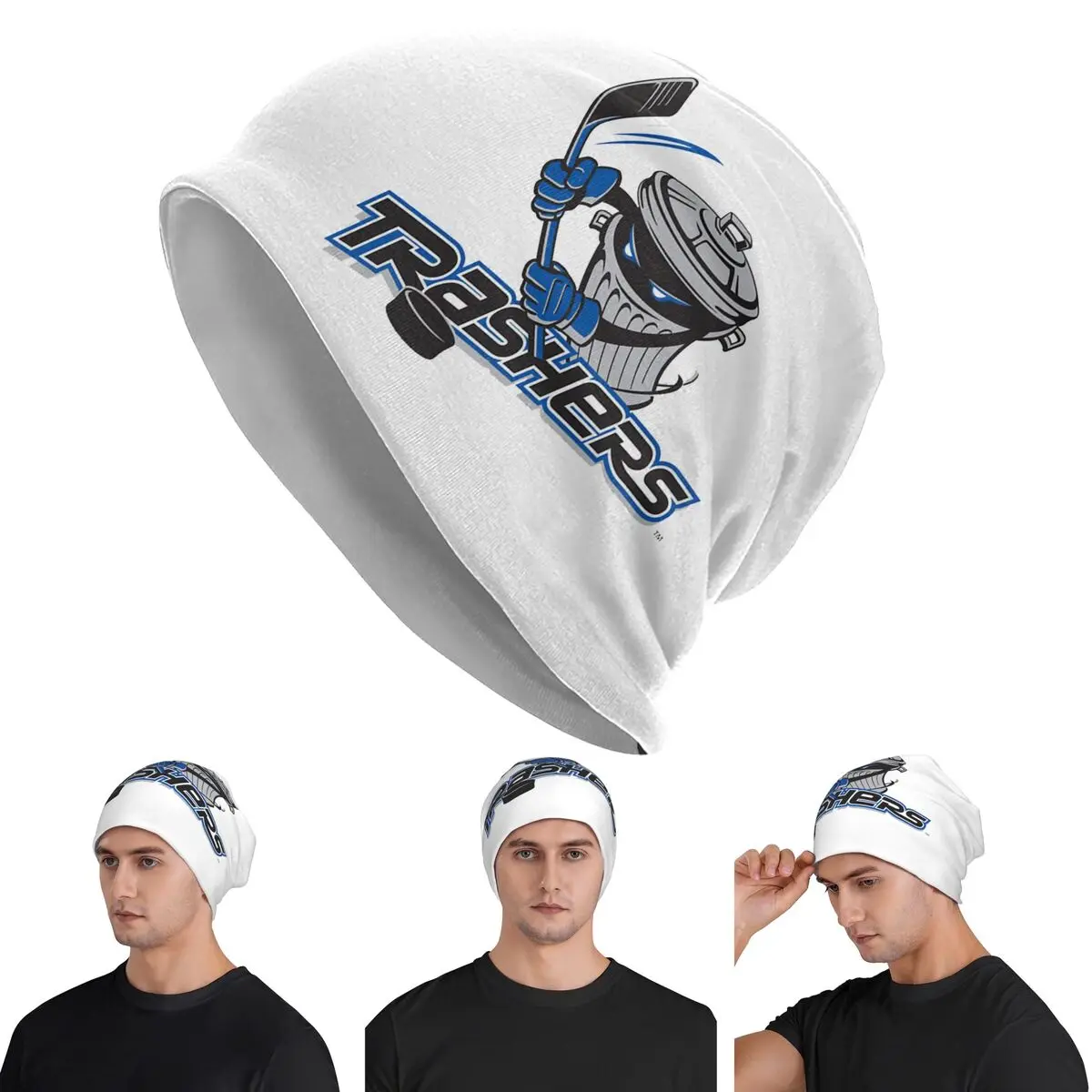 

Danbury Trashers хоккей с шайбой (UHL) Skullies шапки шапки теплая осенне-зимняя уличная шапка вязаные шапки с капюшоном для взрослых унисекс
