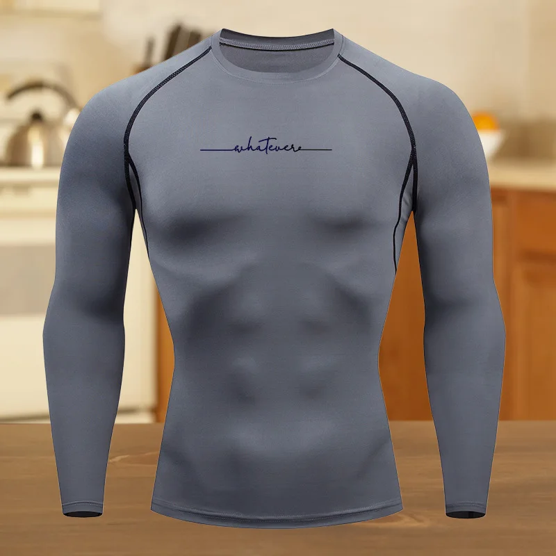 T-shirt a compressione a maniche corte da uomo traspirante ad asciugatura rapida ad alta elasticità Spider corsa ciclismo allenamento in palestra magliette magliette