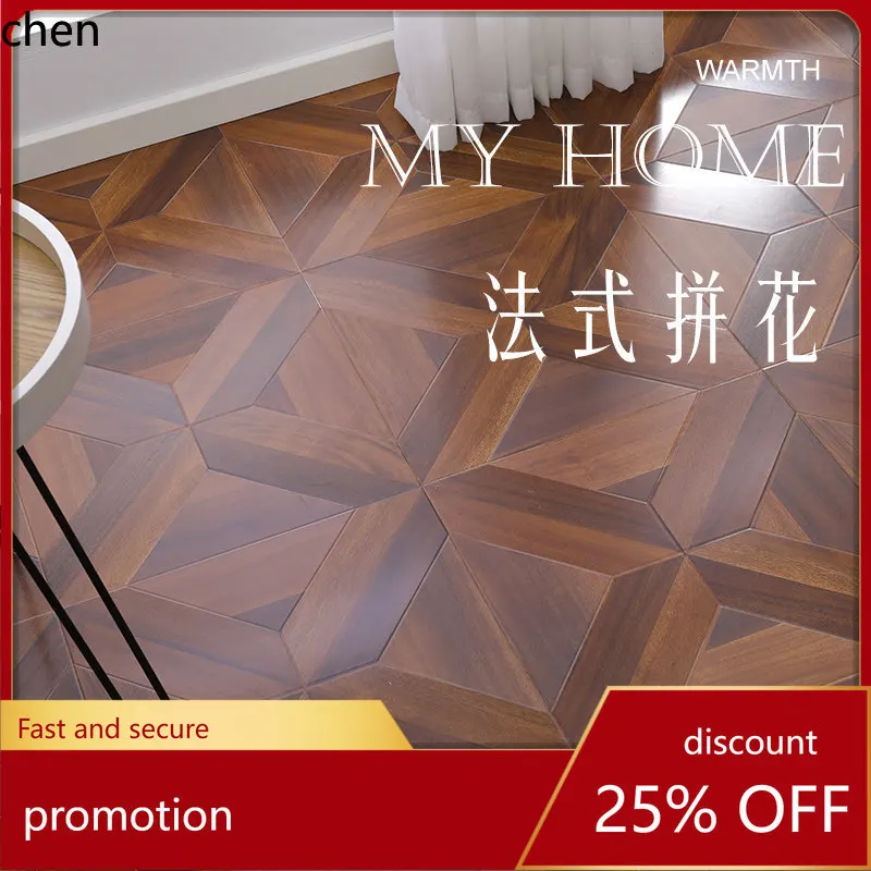 

Ht parquet reinforced composite wood floor 12mm personalized retro wear-resistant exhibition hall store for home