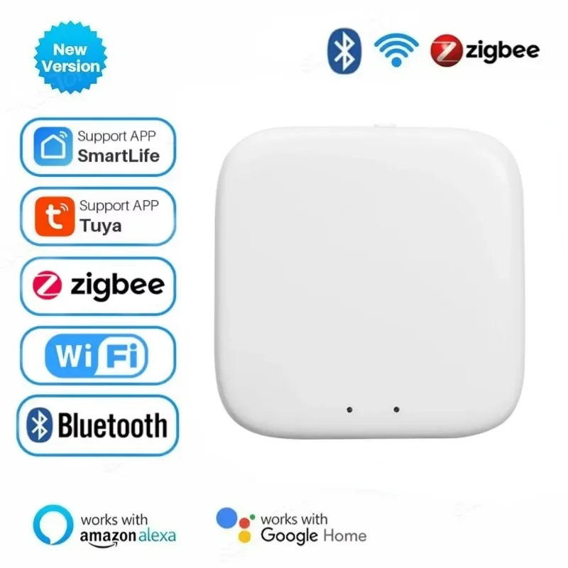 Zigbee Gateway Hub Tuya Smart Home WIFI Bluetooth Wireless Multi Mode Gateway Smart Life APP Work With Alexa Google