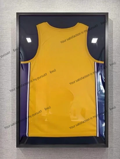 

Трикотаж из цельного дерева, фоторамка, установленная подпись, коллекция футбольной баскетбольной одежды, настенная фоторамка