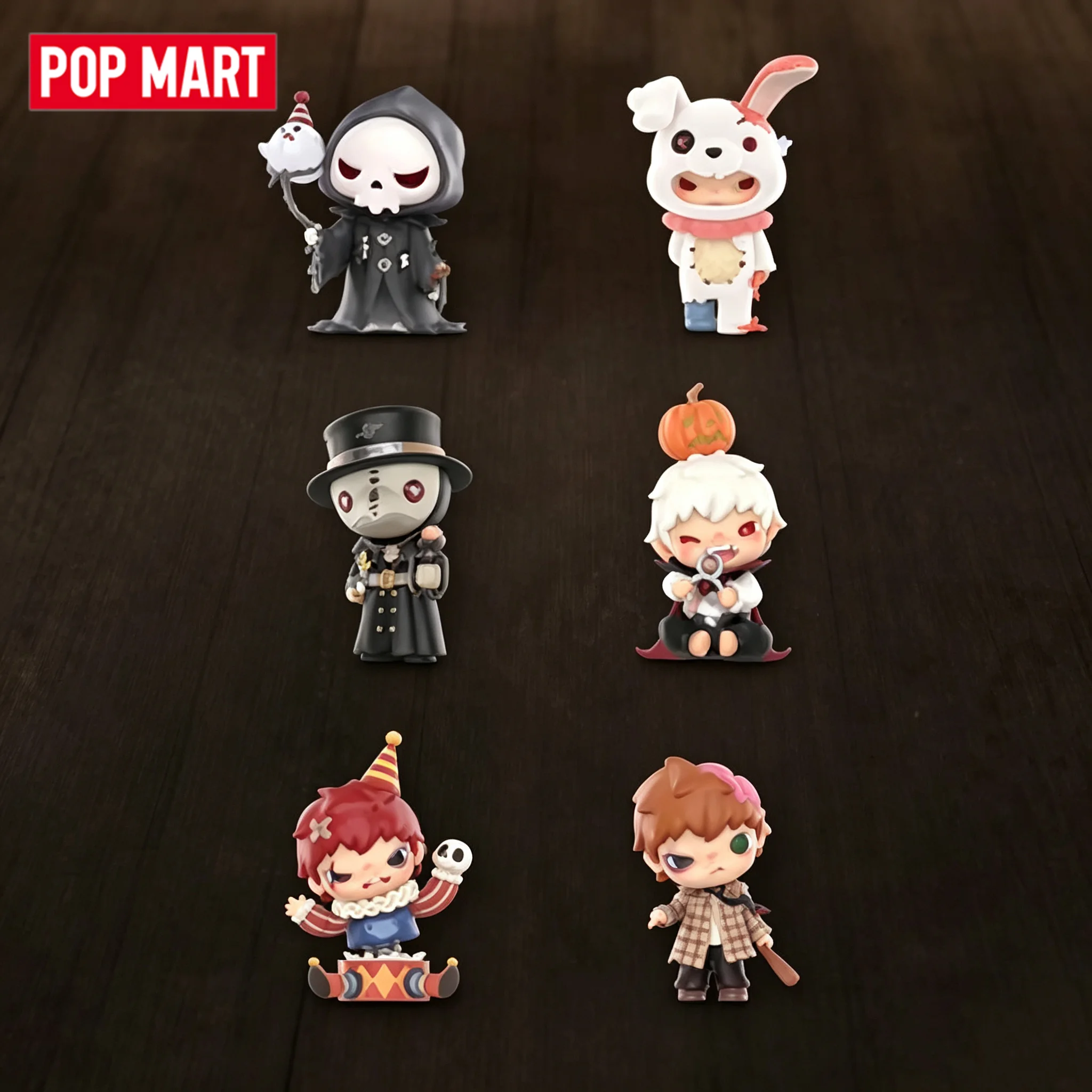 POP MART Hirono Monster Is Carnival Series Blind Box Mystery Box Kawaii Ornamente Figuren Heimdekoration Desktop-Modell Puppen