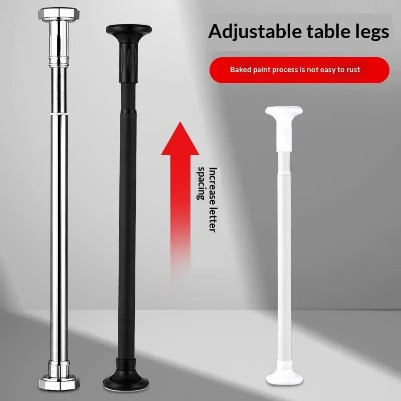 Stainless Steel Furniture Anti-fall Pull Rod Adjustable Support Rod Jack Type Desk Cabinet Support Leg Kitchen Sink Installation